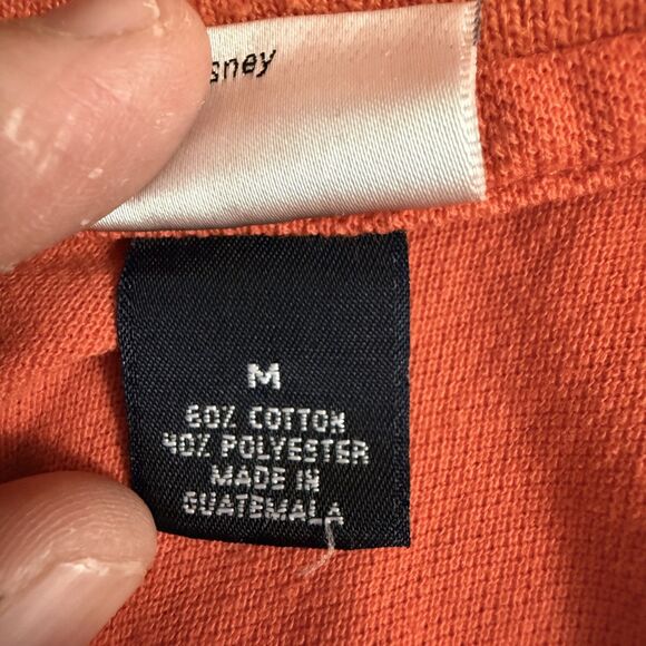 VTG Disney Parks Men's Med Red & Black Mickey Mouse Golf Embroidered Polo Shirt - Picture 6 of 7